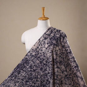 Blue - hand batik cotton fabric 12 - handcrafted