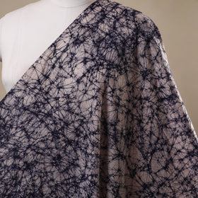 Blue - hand batik cotton fabric 12 - handcrafted