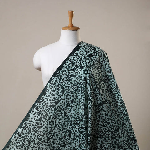 Blue Hand Batik Print Cotton Fabric