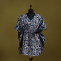 Hand batik cotton medium kaftan 35 - handcrafted