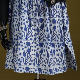 Hand batik cotton medium kaftan 44 - handcrafted