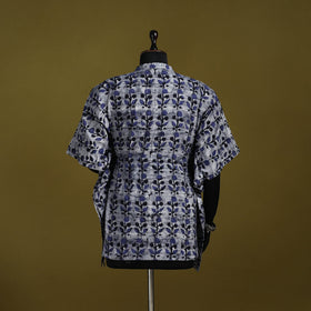 Hand batik cotton short kaftan 09 - handcrafted