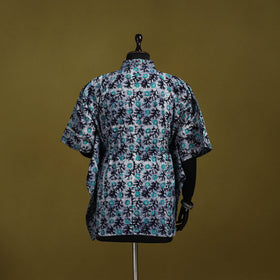 Hand batik cotton short kaftan 18 - handcrafted