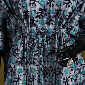 Hand batik cotton short kaftan 18 - handcrafted