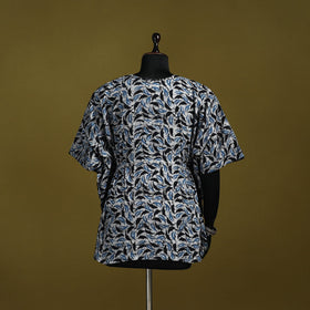 Hand batik cotton short kaftan 24 - handcrafted