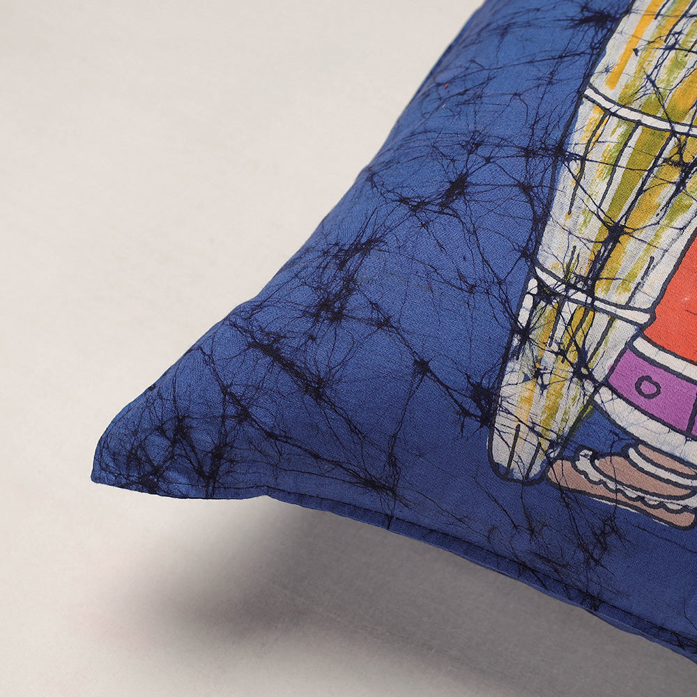  Hand Batik Printed Cotton Cushion Cover 