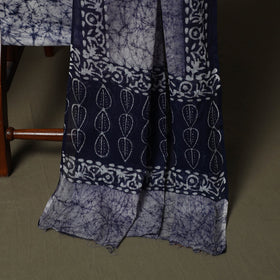 Hand batik cotton 3pc unstitched dress material 03