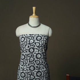 Hand batik cotton 3pc unstitched dress material 52