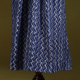 Hand batik cotton long kaftan 12 - handcrafted