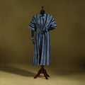 Hand batik cotton long kaftan 19. Handcrafted