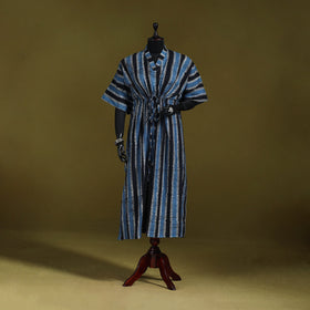 Hand batik cotton long kaftan 19. Handcrafted