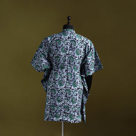 Hand batik cotton medium kaftan 47 - handcrafted