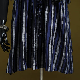 Hand batik cotton medium kaftan 53 - handcrafted