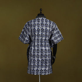 Hand batik cotton medium kaftan 66 - handcrafted
