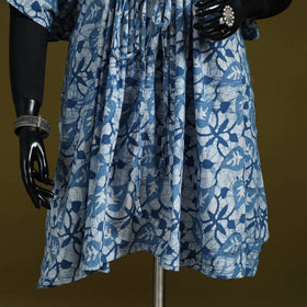 Hand batik cotton medium kaftan 70 - handcrafted