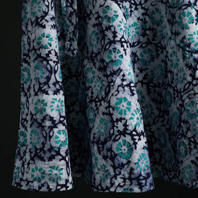 Hand block batik print cotton wrap around skirt 09