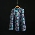 Hand block batik print cotton wrap around skirt 09
