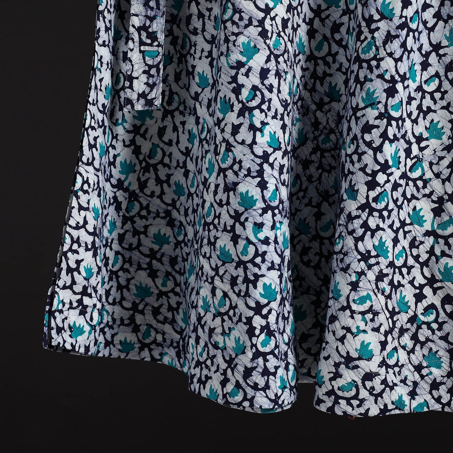 Hand batik cotton wrap around skirt 108 - handcrafted