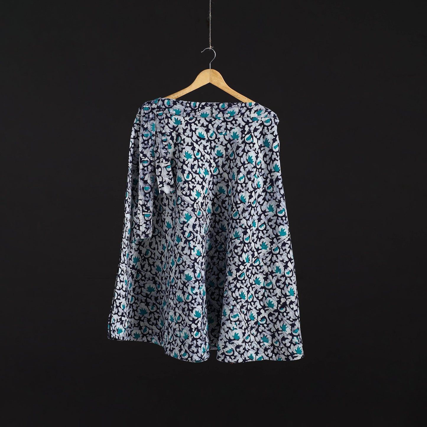 Hand batik cotton wrap around skirt 108 - handcrafted
