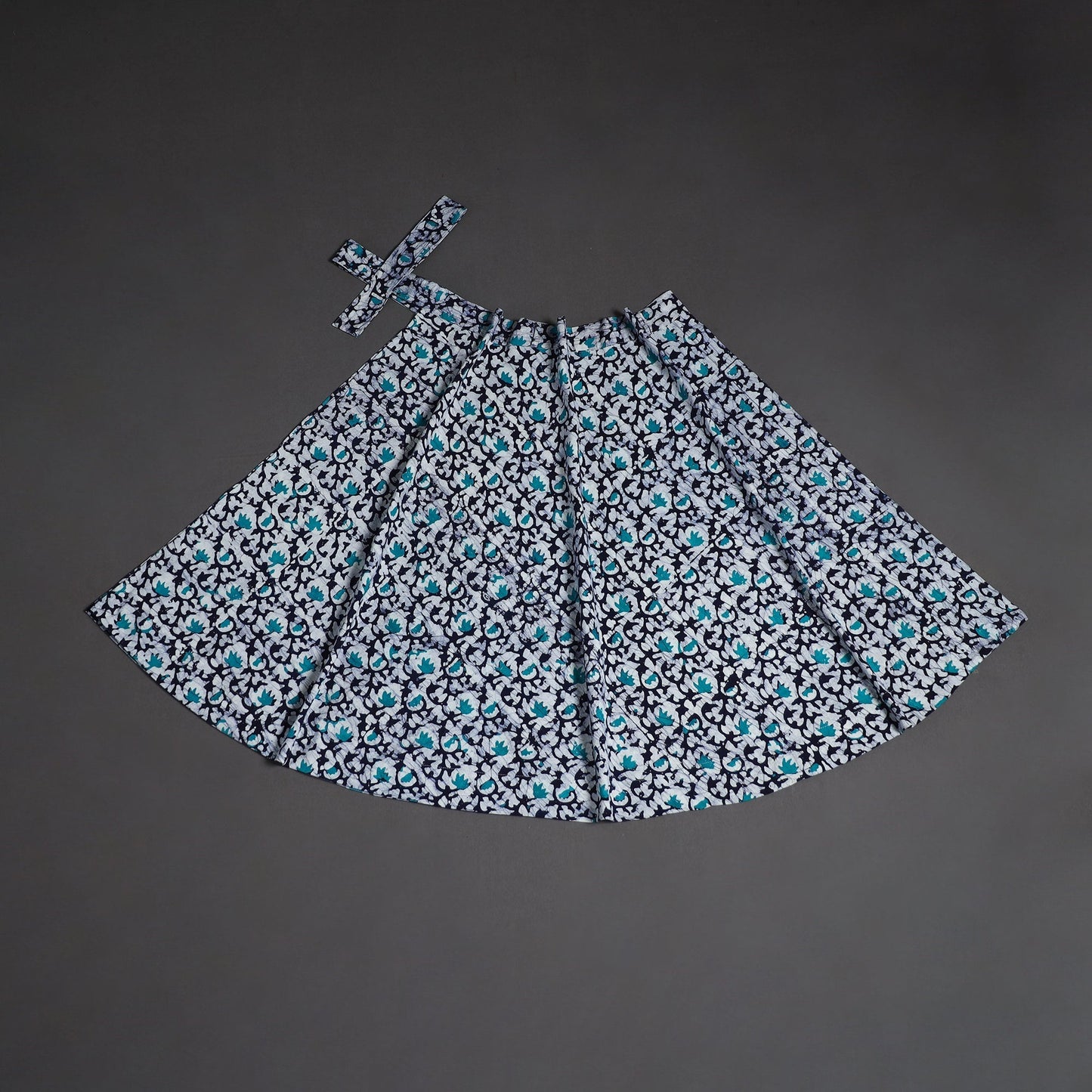 Hand batik cotton wrap around skirt 108 - handcrafted