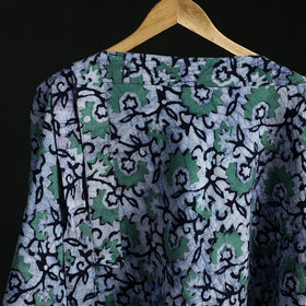 Hand block batik print cotton wrap around skirt 17