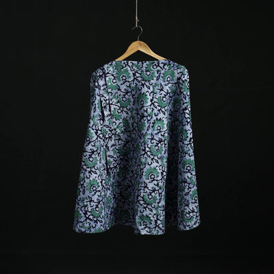 Hand block batik print cotton wrap around skirt 17
