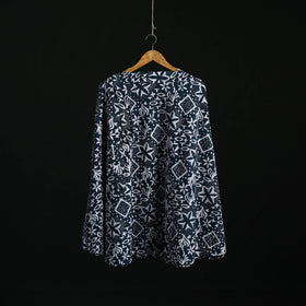 Hand block batik print cotton wrap around skirt 18