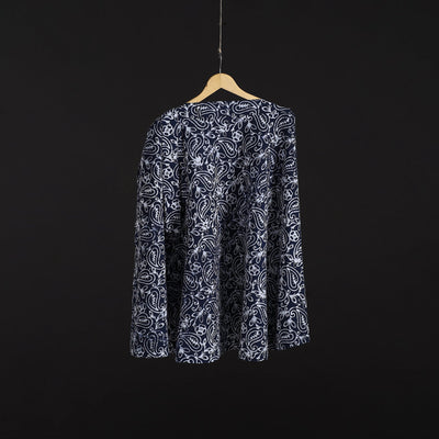 Hand batik cotton wrap around skirt 90 - handcrafted