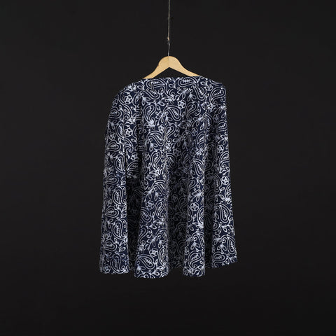 Hand batik cotton wrap around skirt 90 - handcrafted