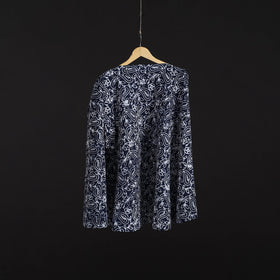 Hand batik cotton wrap around skirt 90 - handcrafted