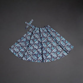 Hand batik cotton wrap around skirt 91 - handcrafted