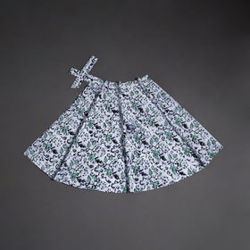 Hand batik cotton wrap around skirt 95 - handcrafted