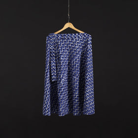 Hand batik cotton wrap around skirt 99 - handcrafted