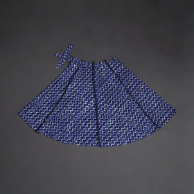 Hand batik cotton wrap around skirt 99 - handcrafted