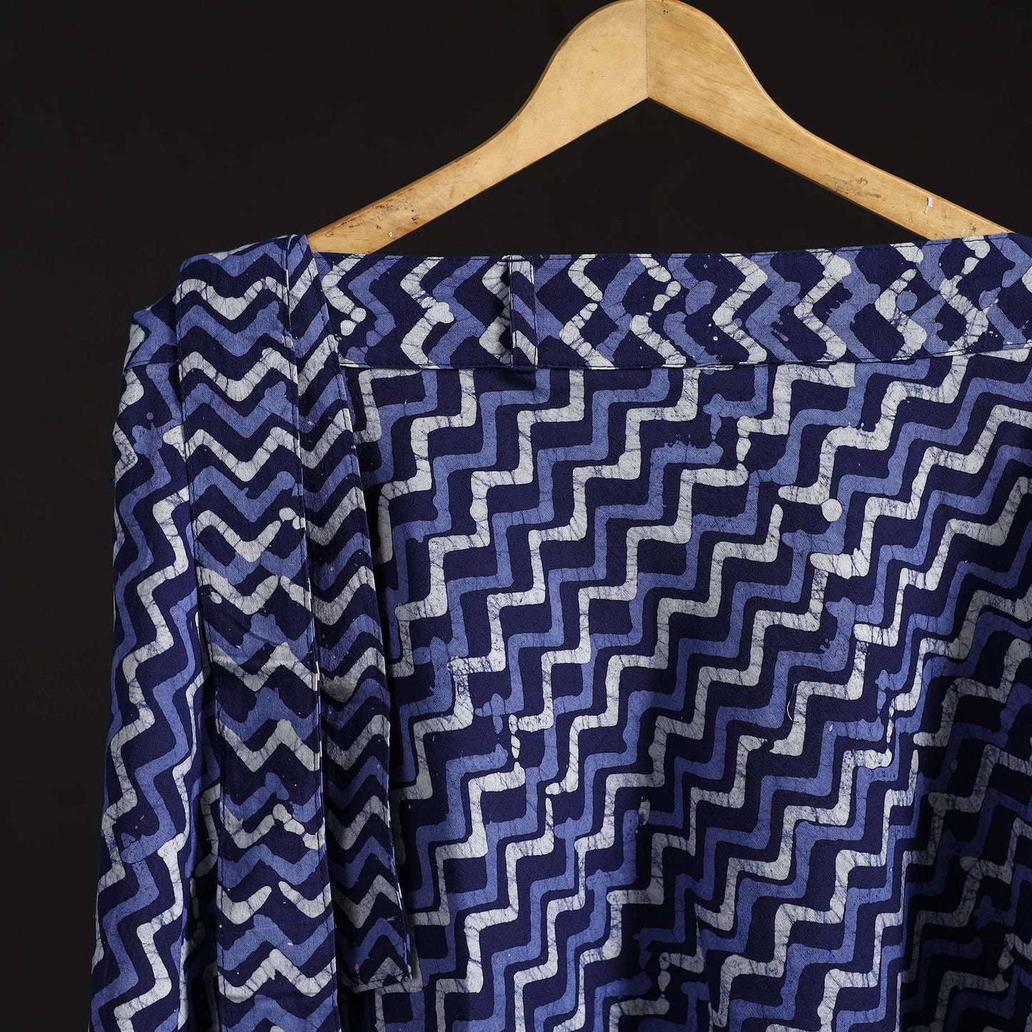 Hand batik cotton wrap around skirt 99 - handcrafted