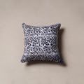 Hand block batik print cushion cover 13 - handcrafted