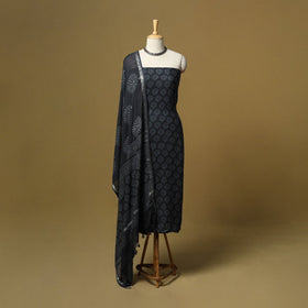 Hand jaipur linen 3pc unstitched dress material 23