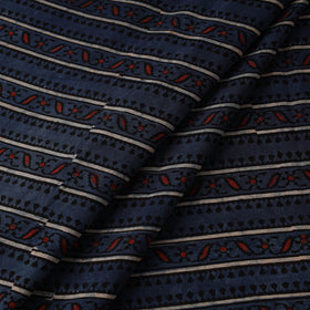 Hand cotton natural dyed fabric 09 - handcrafted