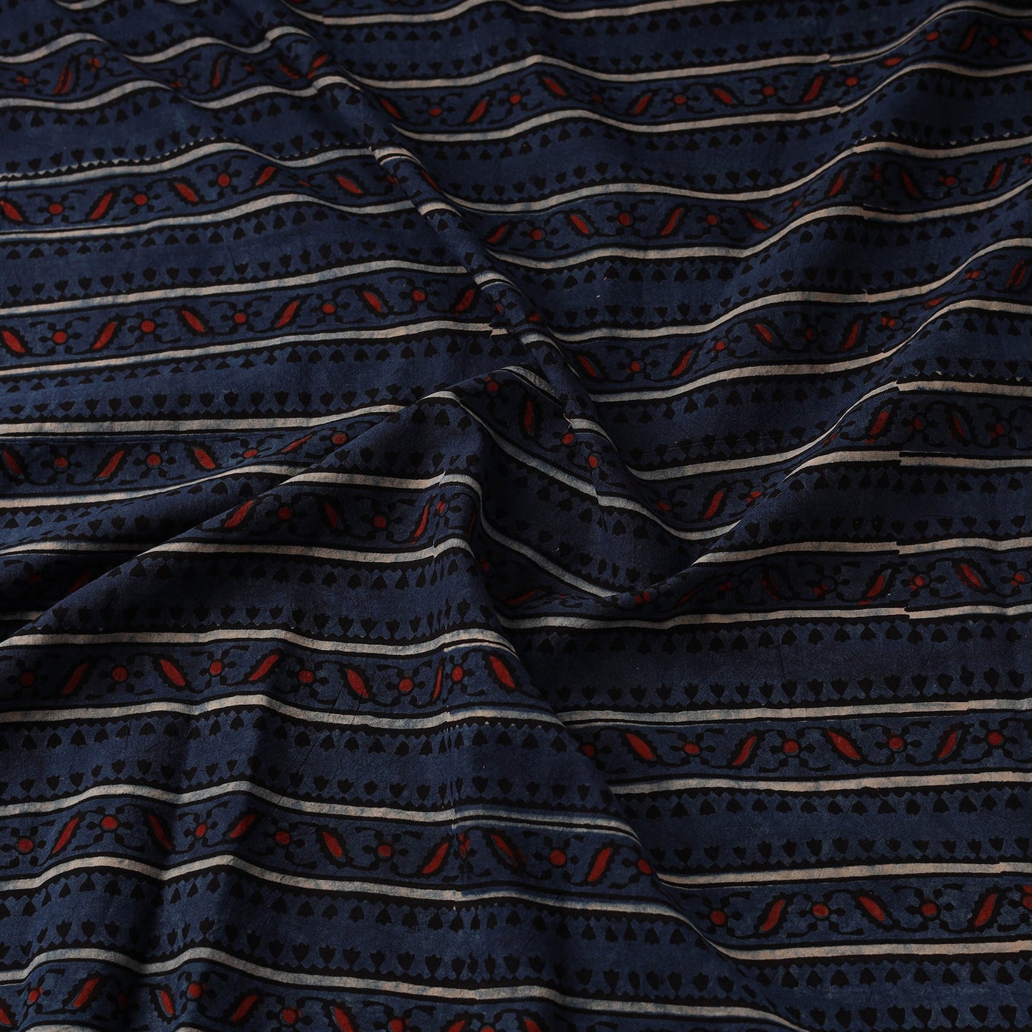 Hand cotton natural dyed fabric 09 - handcrafted
