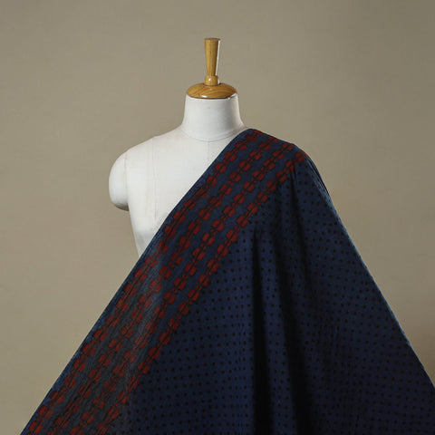 Hand cotton natural dyed fabric 26 - handcrafted