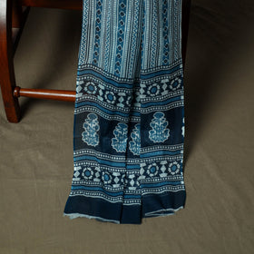 Hand block print cotton sanganeri 3pc unstitched dress