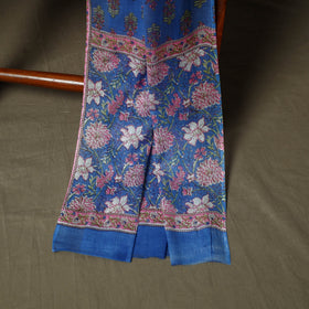 Hand block print cotton sanganeri 3pc unstitched dress