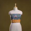 Hand block print cotton sanganeri blouse piece 76