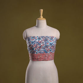 Hand block print cotton sanganeri blouse piece 81
