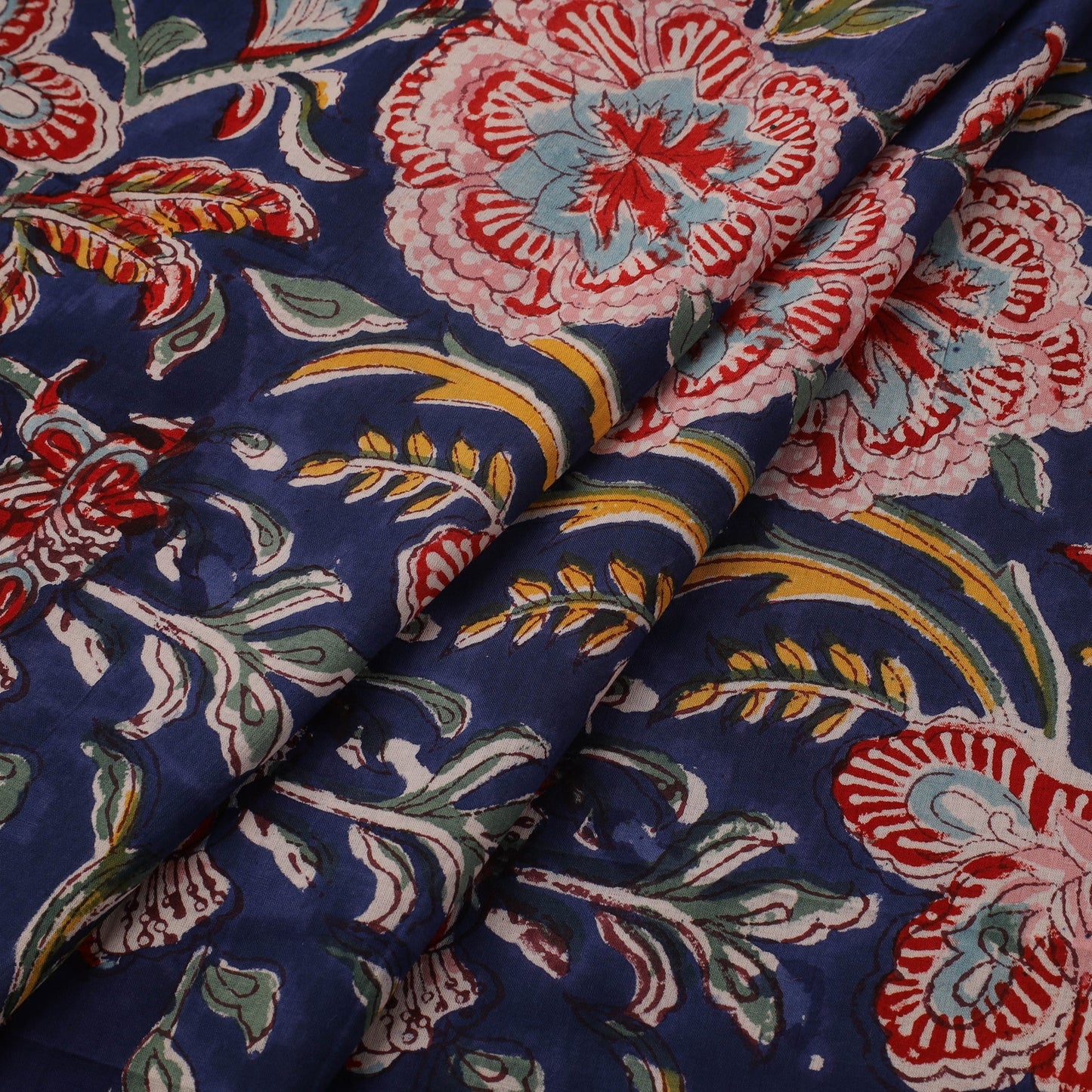 Hand cotton sanganeri fabric 09 - handcrafted