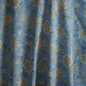 Hand block print cotton sanganeri fabric 11 - handcrafted
