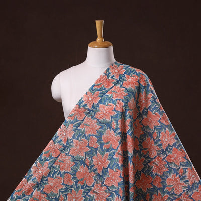 Hand cotton sanganeri fabric 16 - handcrafted