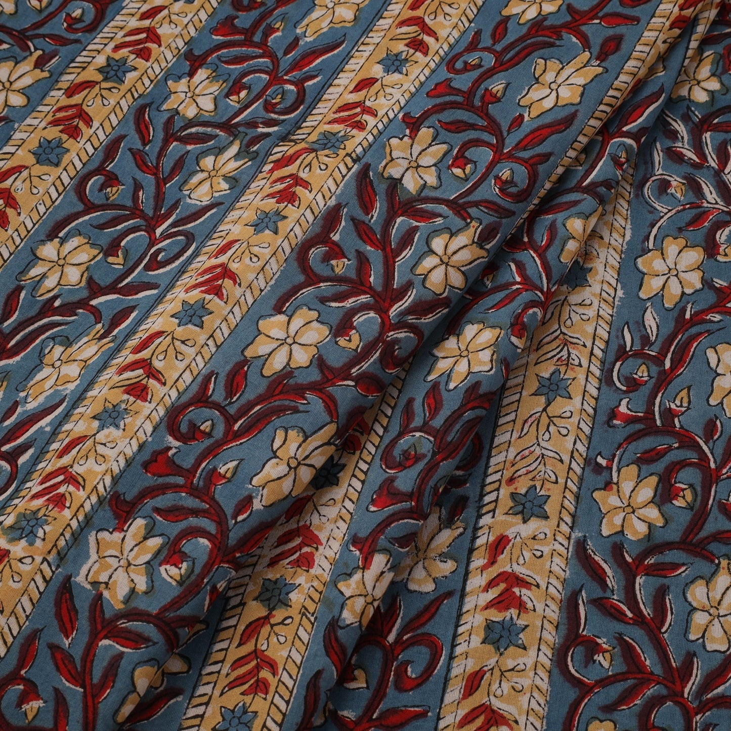 Hand cotton sanganeri fabric 17 - handcrafted
