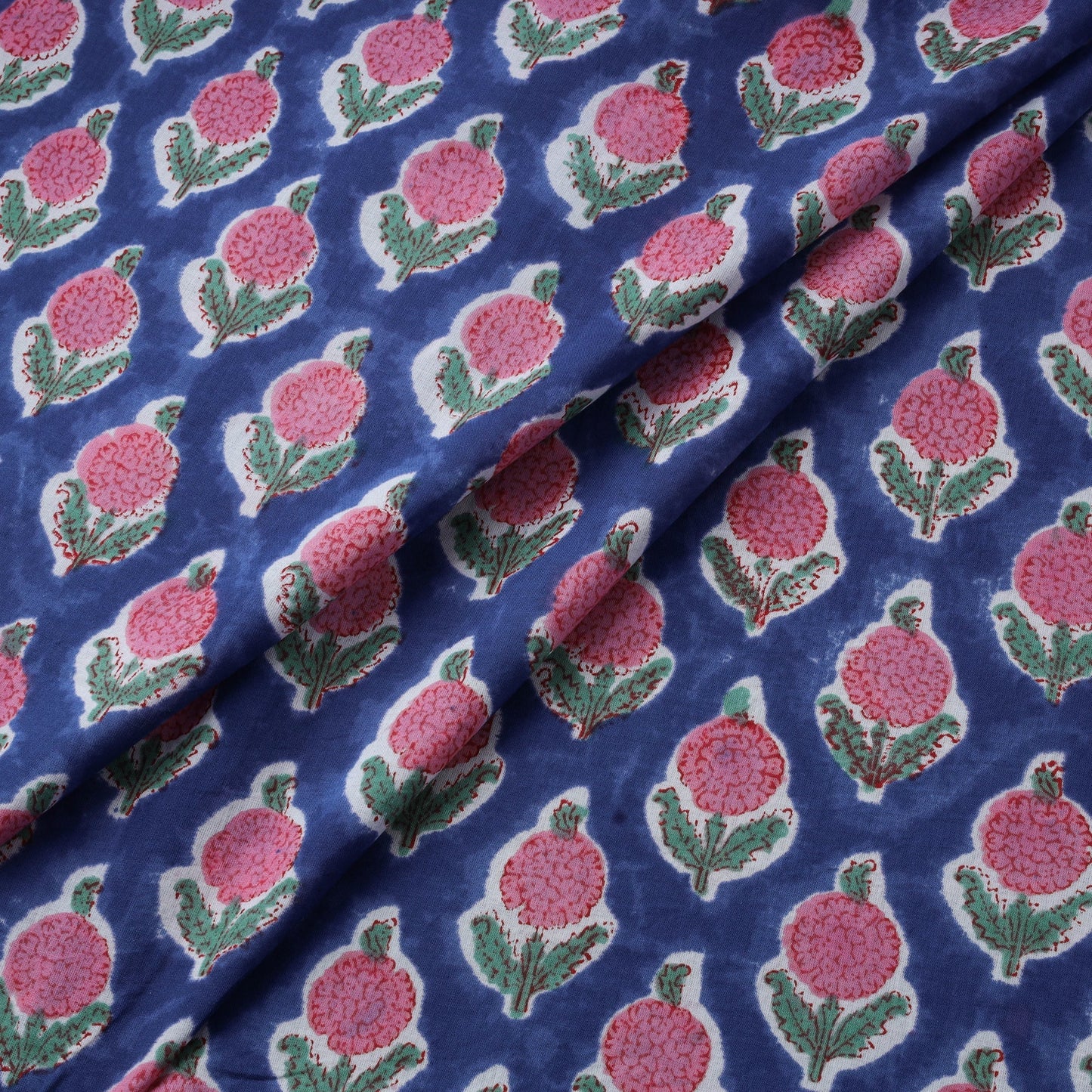 Hand cotton sanganeri fabric 20 - handcrafted