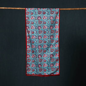 Hand block print cotton sanganeri stole 02 - handcrafted